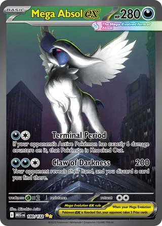 Mega Absol ex (Mega Evolution 180/132)